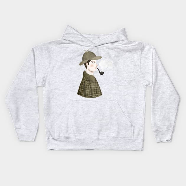 Sherlock Kids Hoodie by annyamarttinen